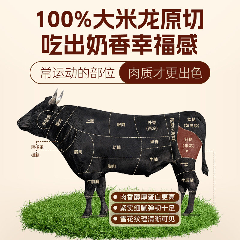 Mr. Kangaroo Angus Steak Crispy Open Bag Ready-To-Eat Healthy Snacks Mainland China Beef Jerky Bbq Wholesale