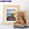 Mdf Covered Wood Veneer Wood Color Simple Wooden Photo Frame Table Wholesale Creative Framed Photo Wall Hanging Picture Frame Thin Frame
