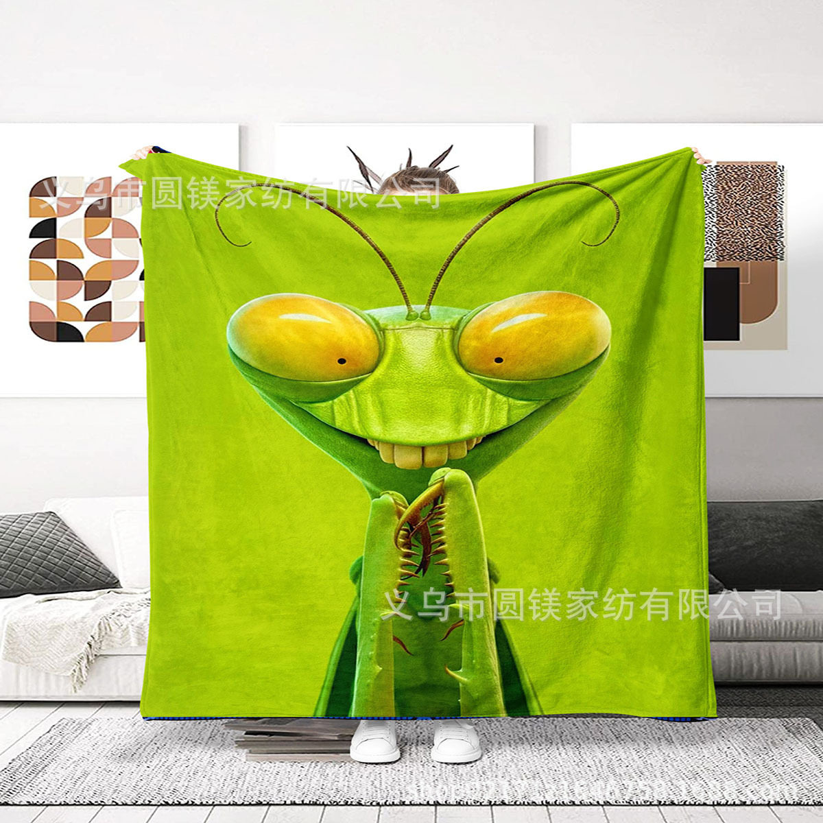 Modern Casual Casual Animal Pattern Printed Four Seasons Casual Flannel Blanket, Lunch Break Blanket, Air Conditioning Blanket