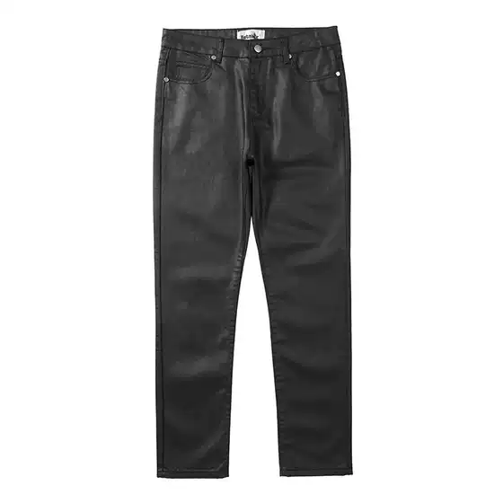 2026 New Street Style Waxed Casual Pants for Men and Women, High Street Fashion Brand Slim Straight Pants, Pencil Pants, Skinny Pants