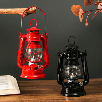 Retro Old-Fashioned Kerosene Lamp, Fire Water Oil Lamp, Pony Lamp, Outdoor Lighting, Housewarming Portable Lamp, Camping Style Lamp