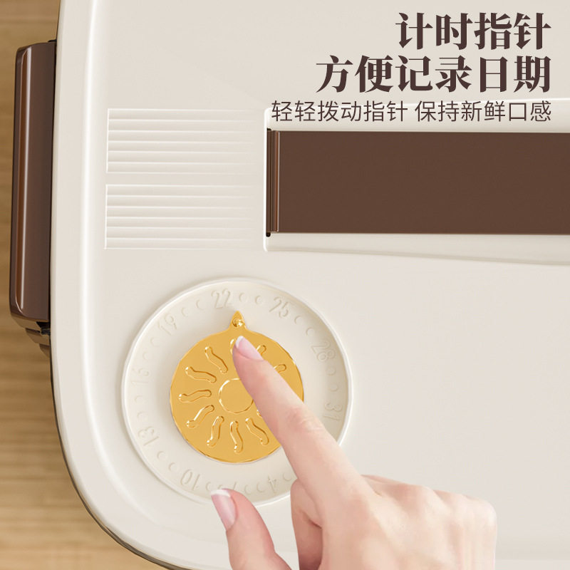 Anti-Adhesion Compartmentalized Dumpling Box Multi-Layer Refrigerator Food Frozen Dumpling Storage Box Sealed Dumpling Tray Crisper Box