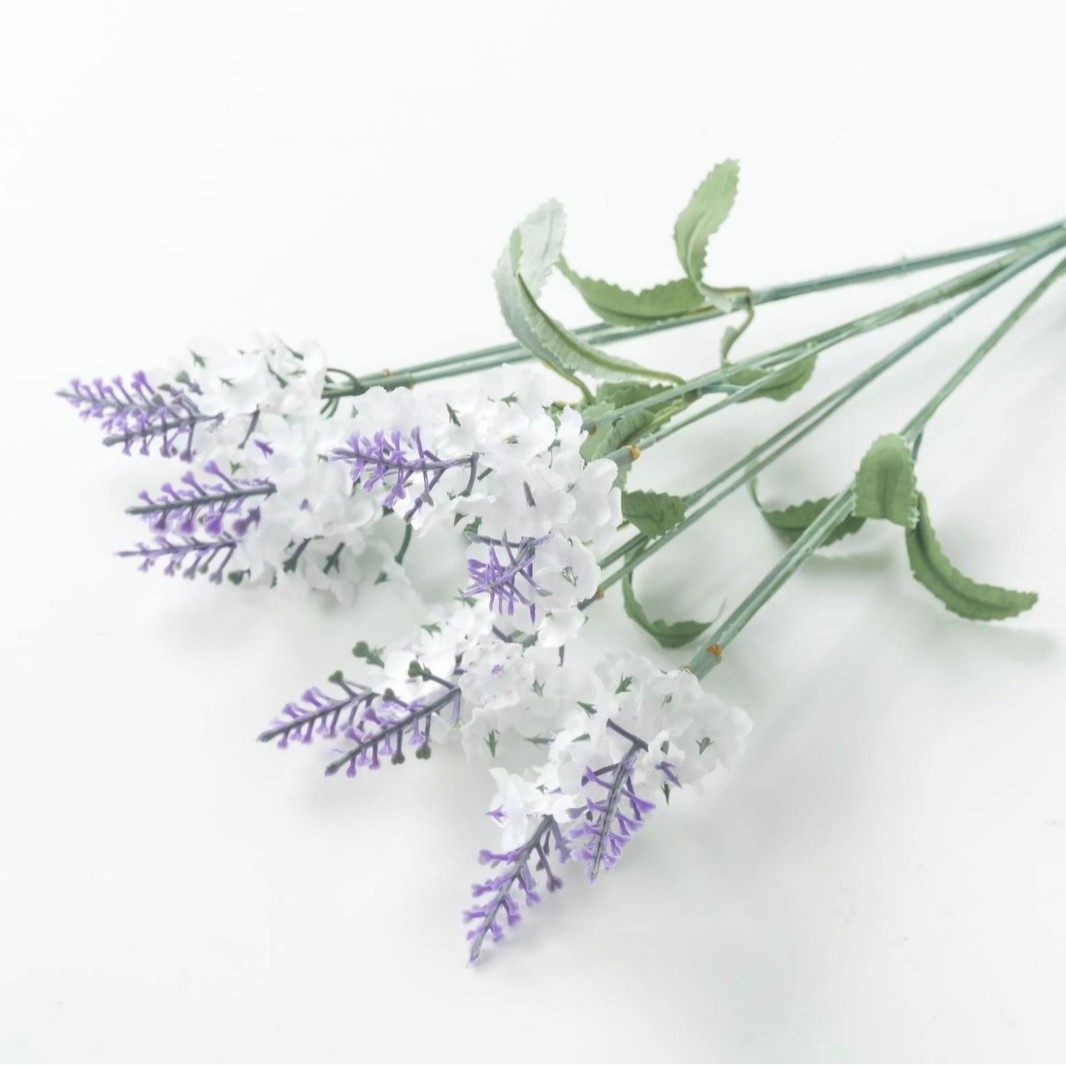 10头普罗旺斯薰衣草假花装饰家居装饰仿真植物盆栽绿植婚庆仿真花