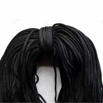 Manufacturer Pp Rope White Black Drawstring Polypropylene Rope Polyester Rope Hollow Drawstring Satchel Rope Colorfulful Braided Nylon Rope