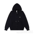 Black full zipper