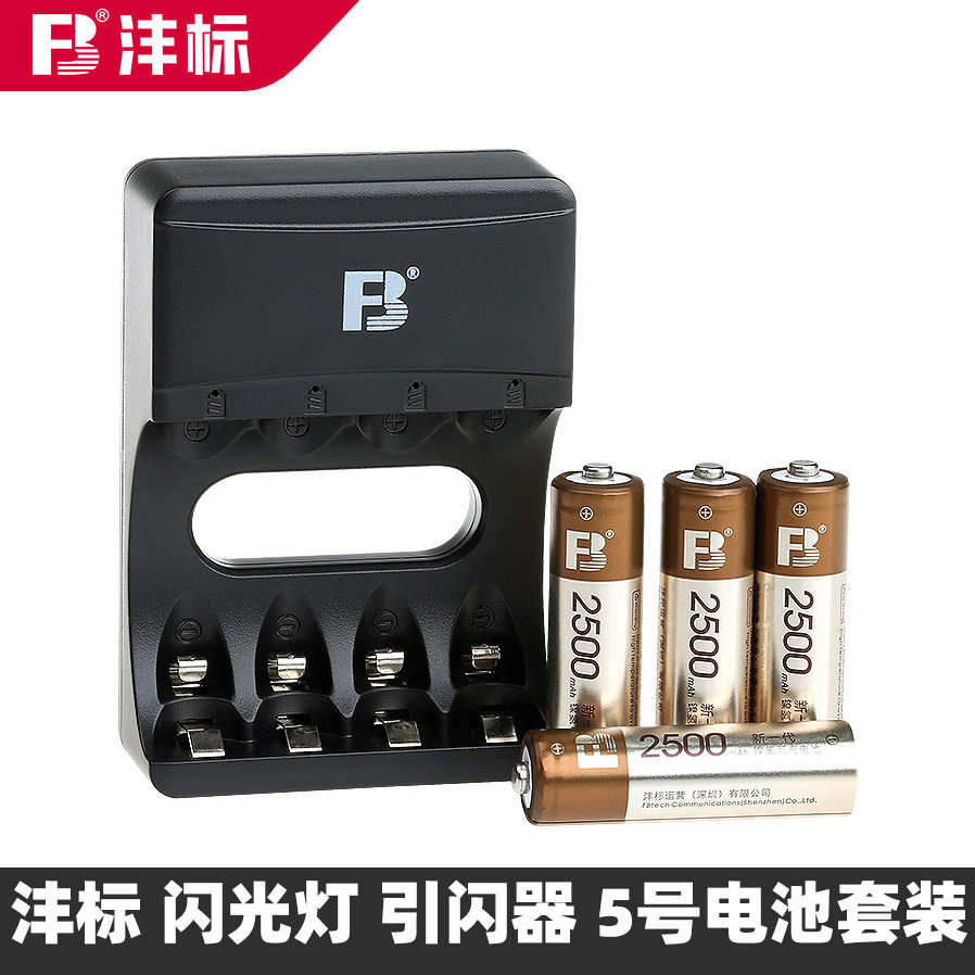 Fengbiao Photography Flash Flasher No. 5 No. 5 Rechargeable Battery Charger suit