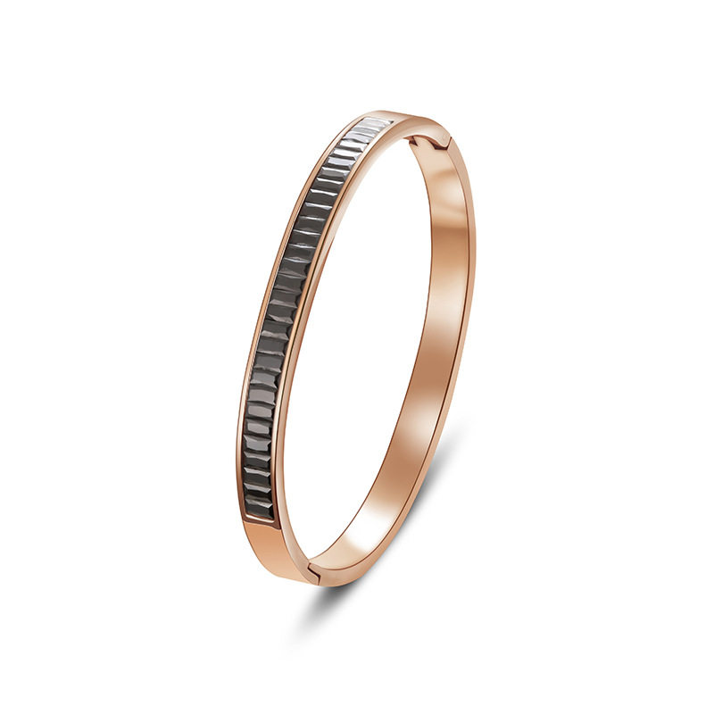 钛钢手镯女生高级感小众满天星不掉色镶钻精致排钻ins风满钻手环