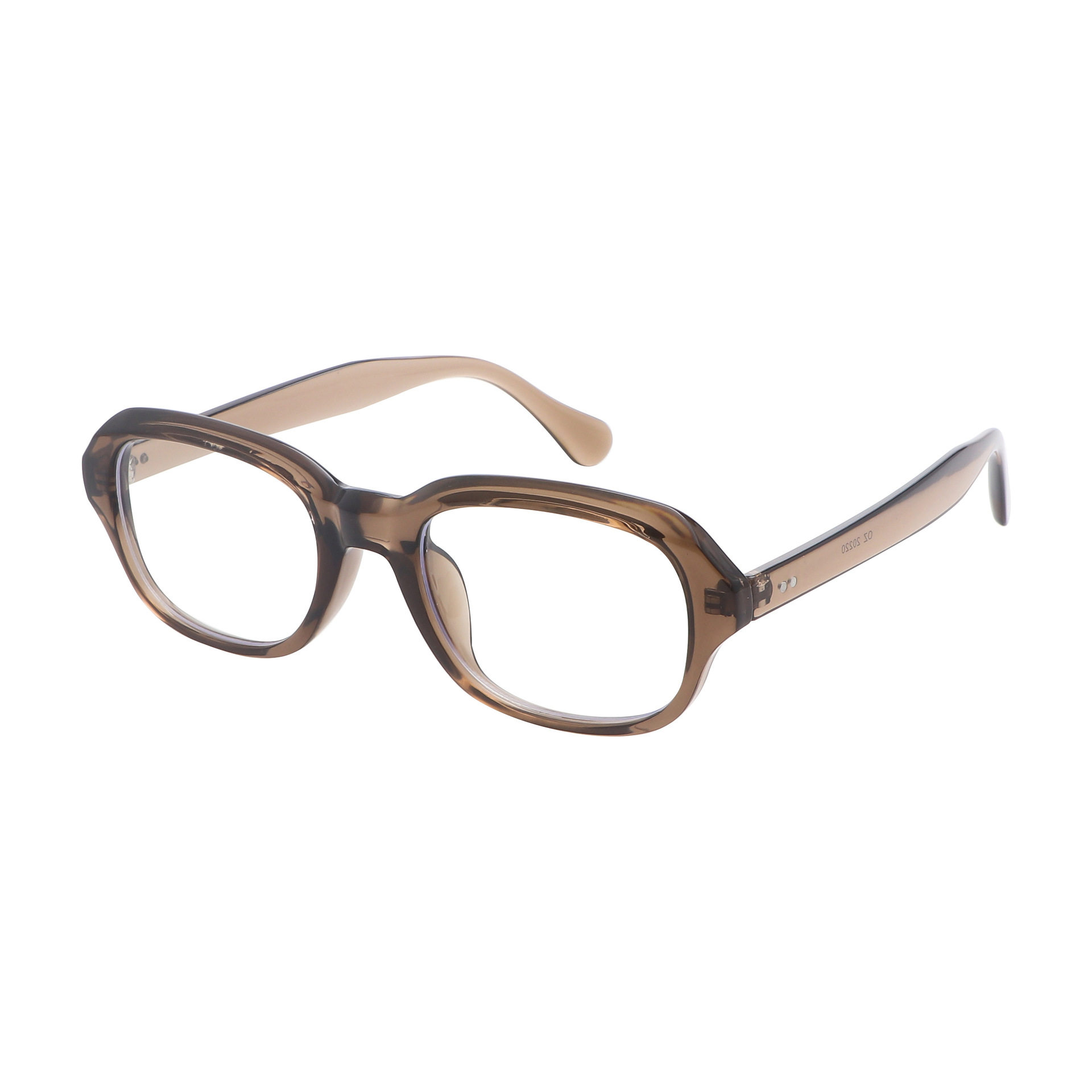 New European and American cross-border square glasses frame retro trend anti-blue glasses can be equipped with myopia in stock 20220