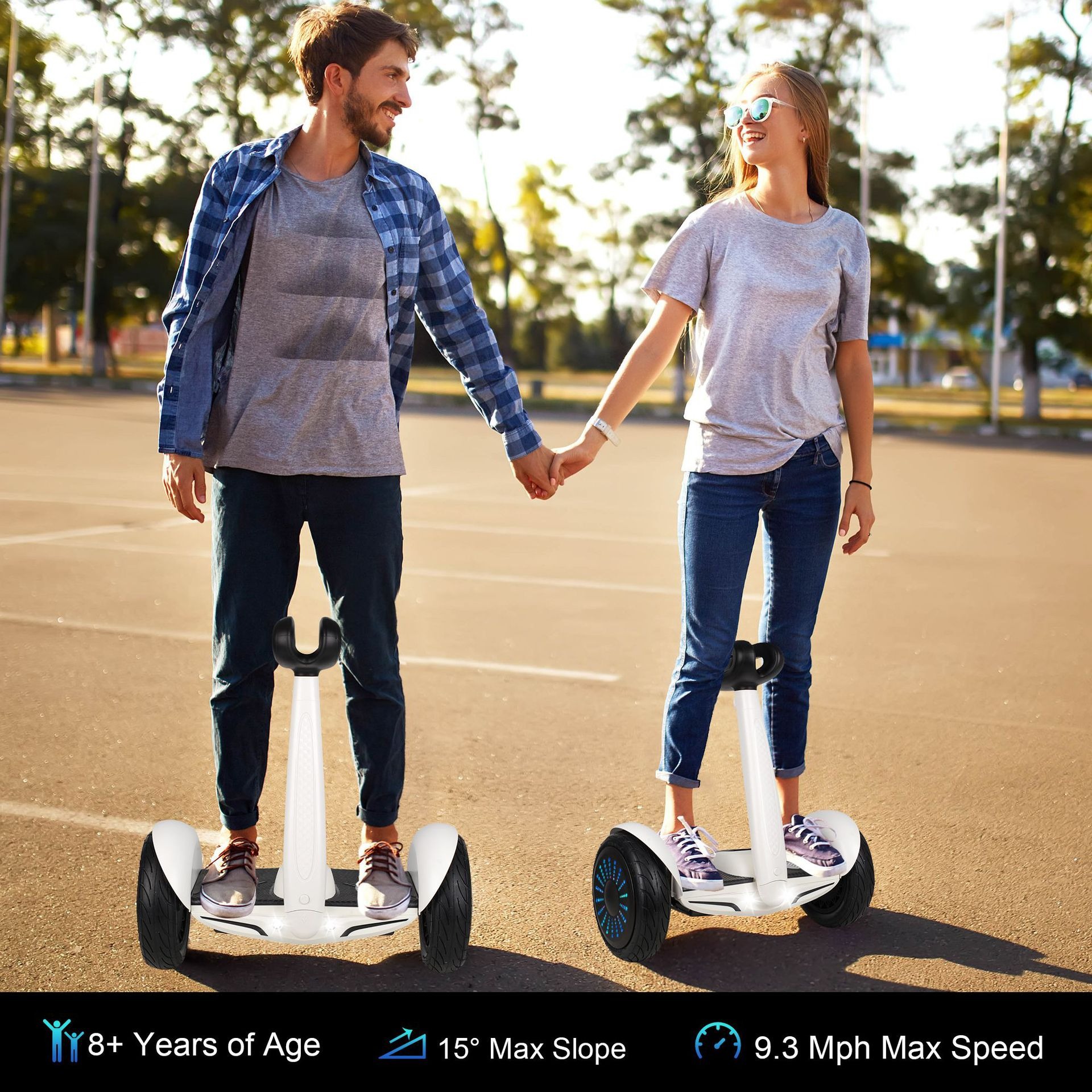 凤凰电动自平衡车带扶杆儿童8-12成年智能双轮两轮越野智能平行车