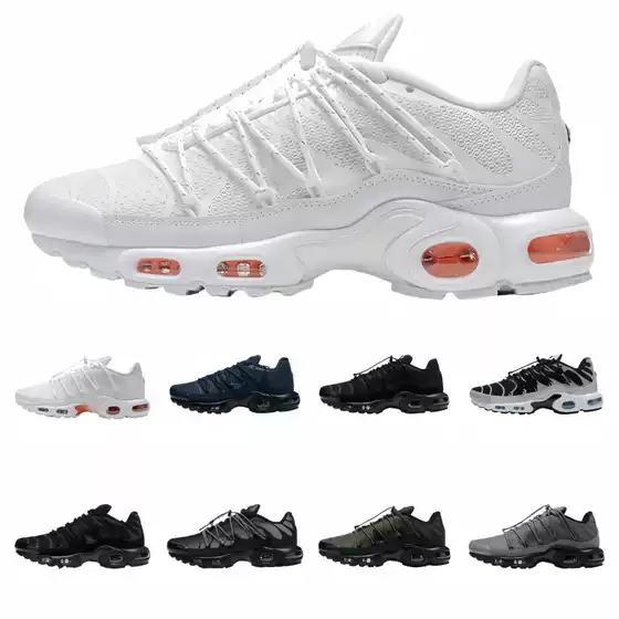 Tn Lace-Up Air-Cushioned Men's Sports Shoes, Breathable Outdoor Casual Shoes, Large Size Men's Shoes, Cross-Border, Putian Shoe Factory