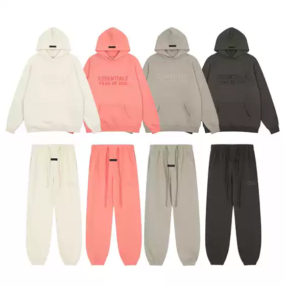 2026 Autumn and Winter New Fog Foreign Trade Trendy Brand Velvet Flocking Heat Transfer Printed Fleece-Lined Loose Hooded Sweatshirt Unisex Couple Style