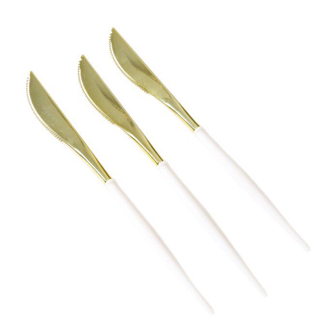 Cross-Border Disposable Cutlery, Forks and Spoons, Colorful Electroplated Disposable Tableware Sets, Birthday Party Western Food Special Cutlery, Forks and Spoons