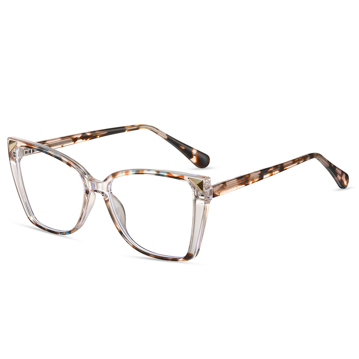 87297 European and American Best-Selling Tr90 Square Anti-Blue Light Glasses Frame Ins Trendy Fashion Glasses Frame Versatile Glasses