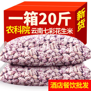 2024 Colorful Peanuts Shelled Raw Yunnan Pu'Er Specialty Fresh Sun-Dried Colorful Peanuts Seeds