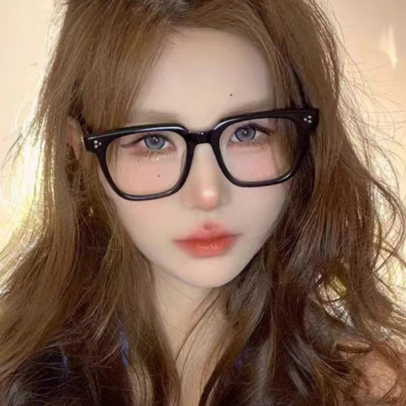 Gm New High-End Plain Optical Trendy Glasses Frame for Women Monaco Can Be Equipped with Anti-Blue Light Myopia Glasses for Men
