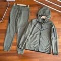 Army green suit