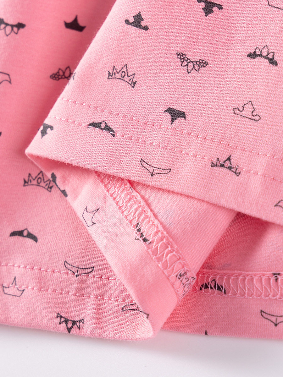 Girls' Dress Wholesale, New Autumn Printed Cotton Kids' Dress