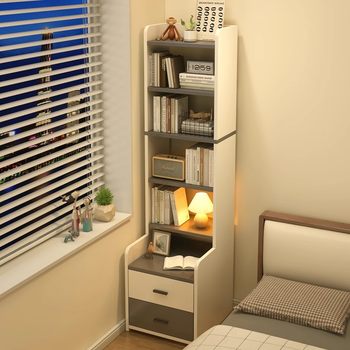 Bedside Table Home Bedroom Bedside Storage Rack Simple Modern Multi-Layer Floor-Standing Storage Shelf Bedside Elevated Bookshelf