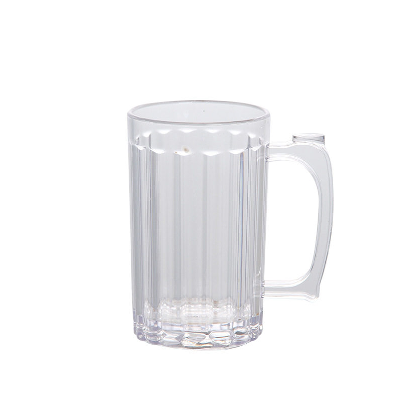 Acrylic Beer Cup Grill Hotel Bar KTV Beverage Large Capacity Plastic Cup Drop-resistant High Temperature Apron Cup