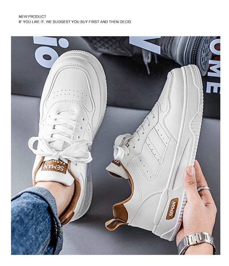 Men's Shoes Summer New Breathable Versatile White Casual Sneakers Student Thick-Soled Sports Shoes Casual White Shoes for Men 24 O1CN01pyIgBz2MDi8U6hAL6 !!1897509794 0 cib