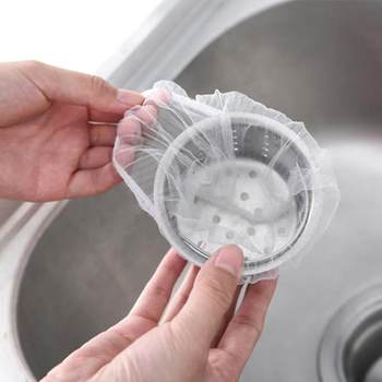 Disposable Sink Filter Net for Sink Drain, Dishwashing Basin Leakage, and Disposable Garbage Net