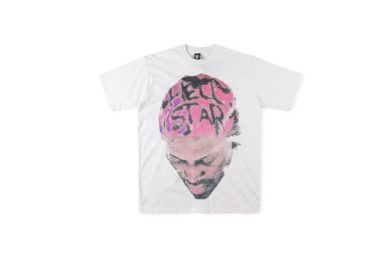 Cross-border wholesale Hellstar series European and American trendy brand letter portrait printing casual men and women loose short-sleeved T-shirt