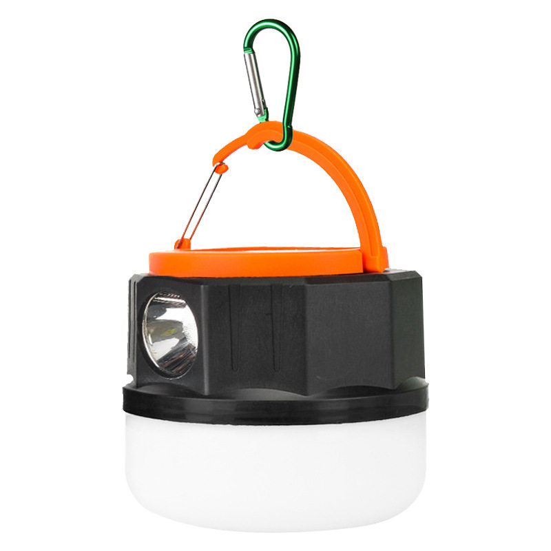 Cross-border outdoor LED solar light new portable lamp USB charging camping light emergency bulb light camping light