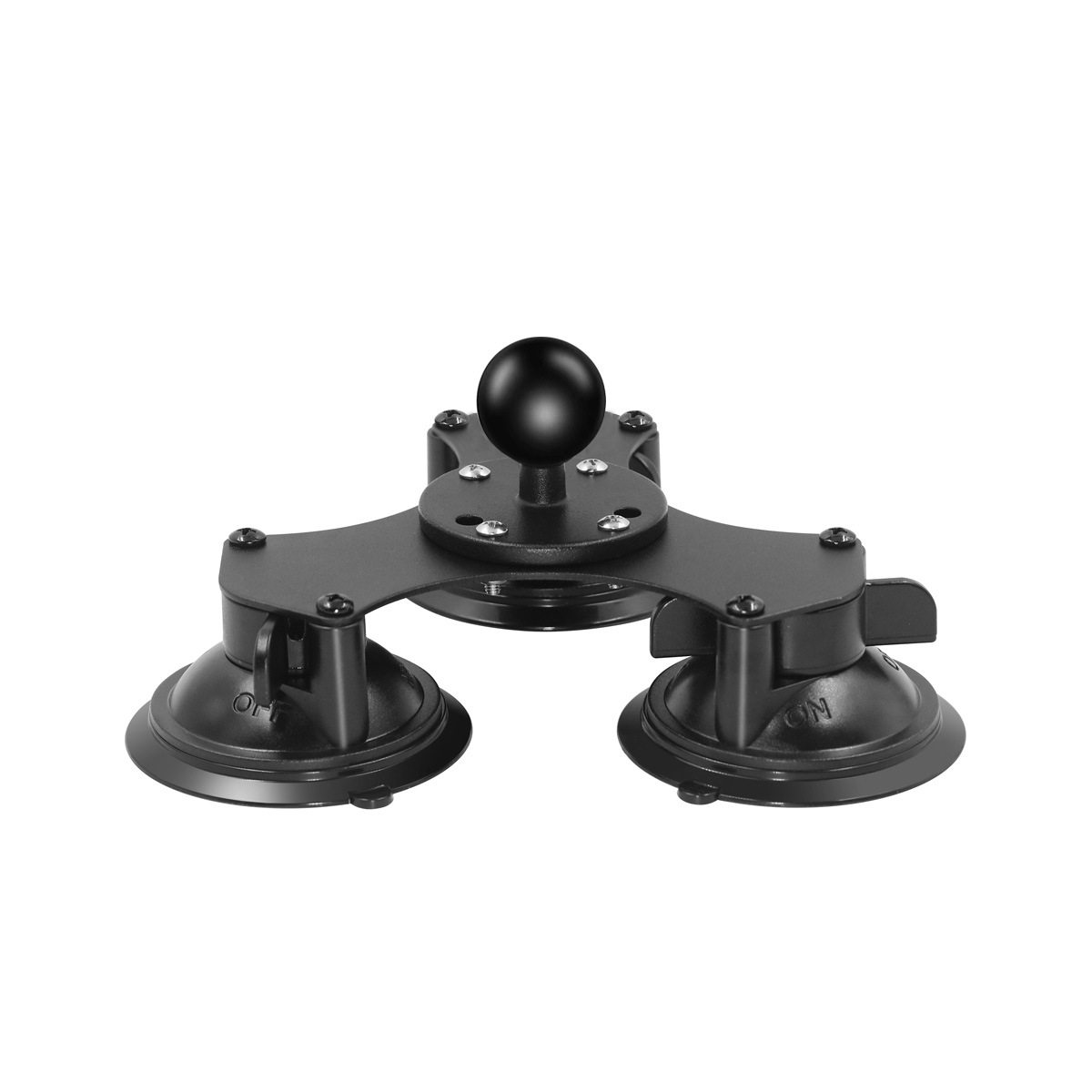 通用1英寸球头配件25mm球头手机导航支架底座连杆菱形方形后视镜