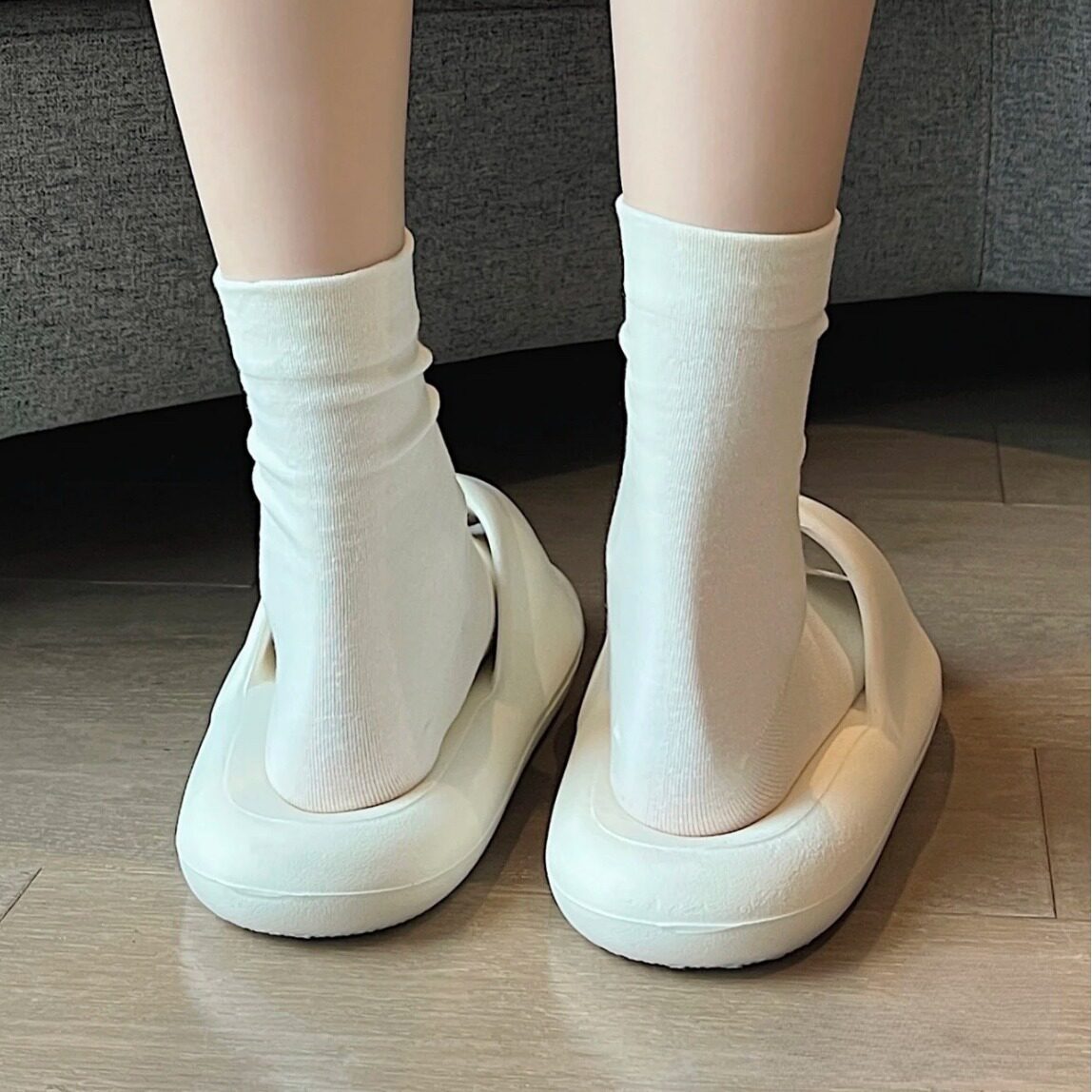 运动吸汗防臭透气袜子女堆堆袜月子无骨袜男生士夏季薄款中筒春秋