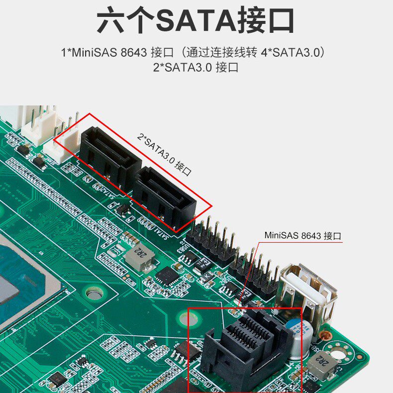 Материнская плата Paiqin с 6 отсеками NAS 1135 1165G7 с гигабитным двойным сетевым портом 17x17 mini ITX для промышленного управления универсальной машиной
