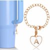 Keychain Backpack Cup Accessories Chain with Lobster Clasp Hanging English Letters Stanley Cute Jewelry Pendant