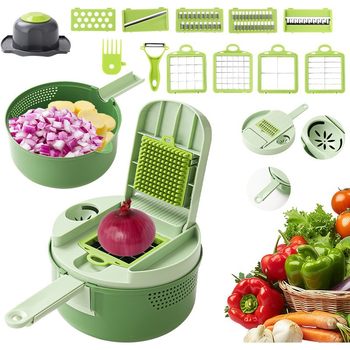 Cross-Border Home Kitchen Vegetable Cutting Tool Shredder Slicer Multi-Functional Grater Potato Shredder Set