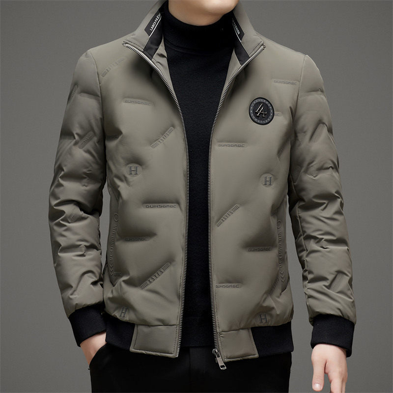 2025 New Winter Men's Stand-Up Collar down Jacket Short Warm Casual Versatile Youth Fashion Winter Jacket Trendy