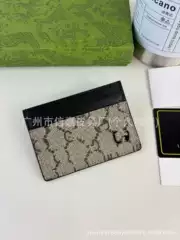 Cross-border color-blocked luxury card holder suitable for driver's license and bank cards, portable with multiple card slots, high-end fashion model