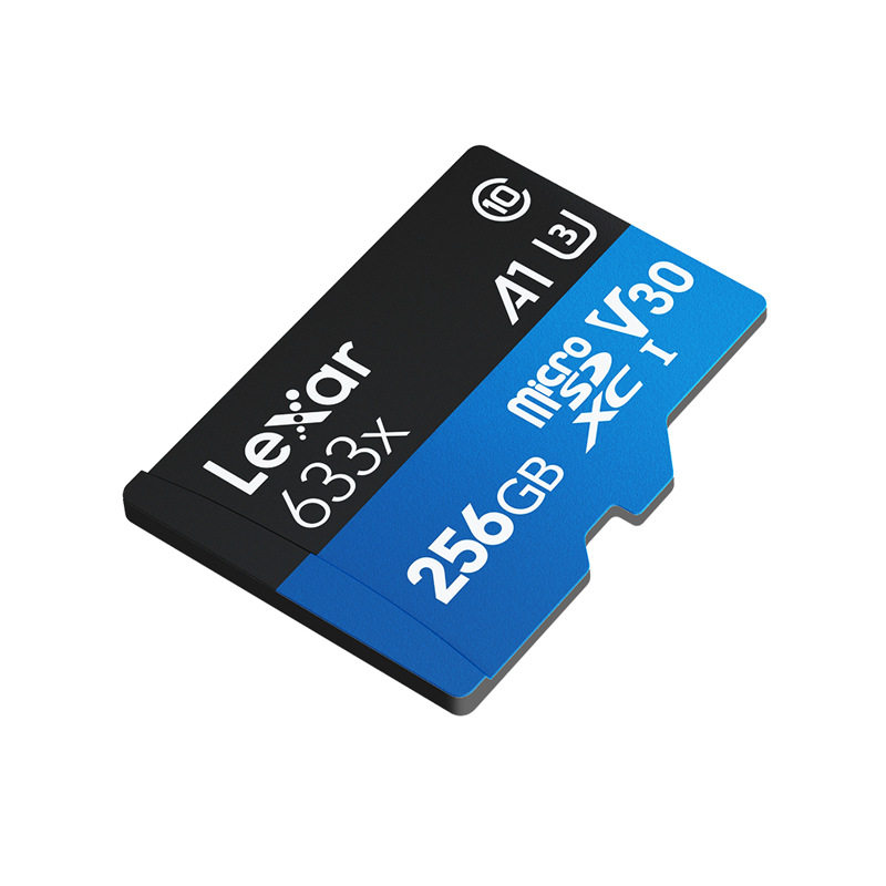 Lexar Sand 256Gtf Card 633Xu3 Mobile Phone Memory Card Recorder Any High-Definition Flash Memory Card