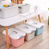 Haojue Plastic Storage Box Thickeneded Pulley Storage Box Large and Small Clothing Satchel Storage Box Toy Storage Box