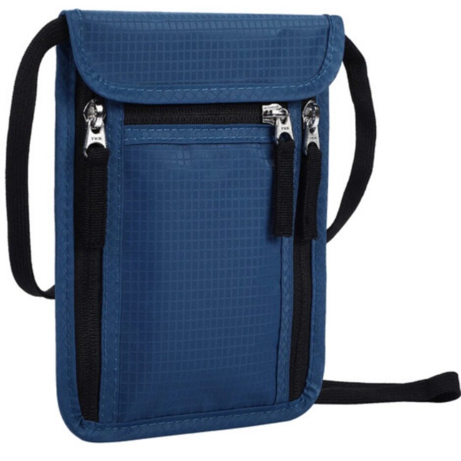 Document Bag, Multifunctional Rfid Passport Bag, Anti-Theft Document Bag, Overseas Air Ticket Card Bag, Wallet