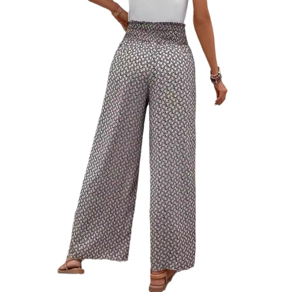 Womens Vintage Bohemian Wide Leg Trousers Loose Fit Urban Style Spring Fall Wholesale Available