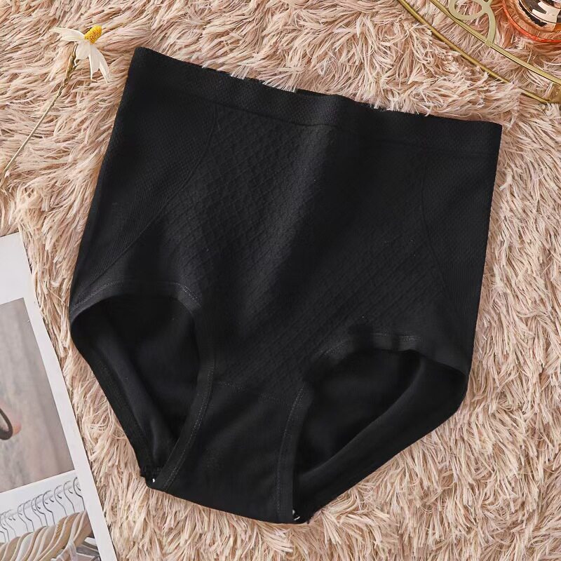 高腰收腹内裤女产后无缝塑身提臀抗菌裆加大加胖码三角短裤批发女