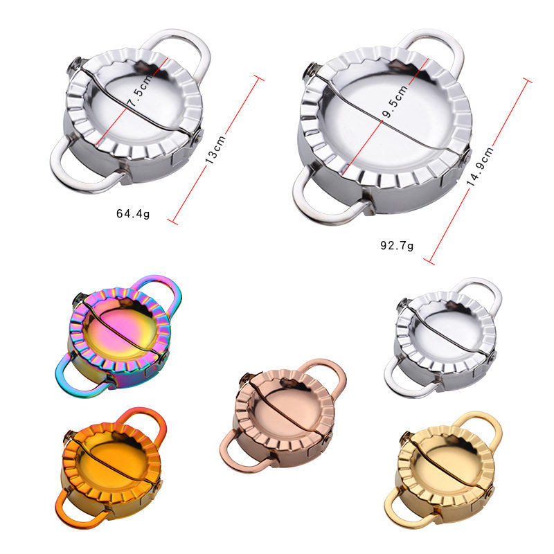304 Stainless Steel Dumpling Maker Large and Small Manual Dumpling Mold Dumpling Model Kitchen Gadget