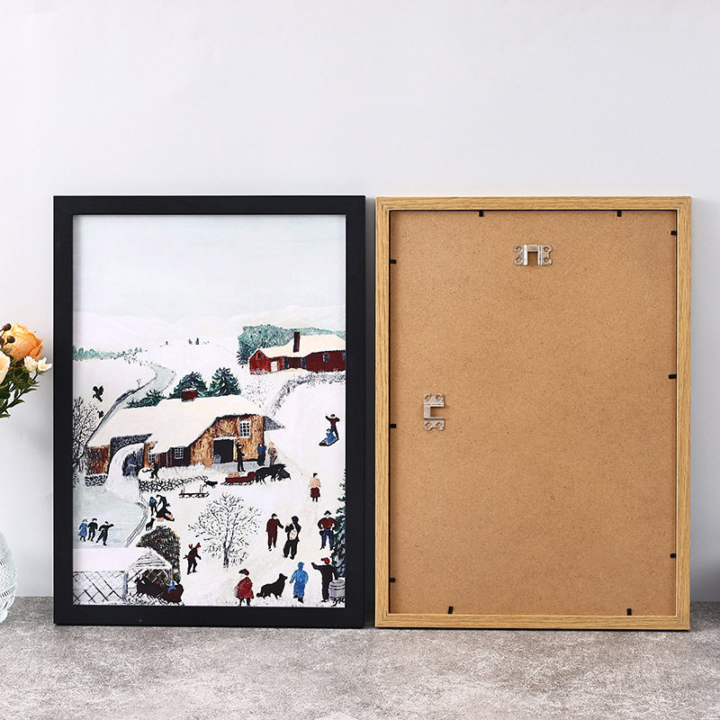 Casual Wooden Photo Frame Table Wholesale 16inch Wall Hanging A4A3 Kidsren's Picture Frame Puzzle Mounting Creative Photo Wall