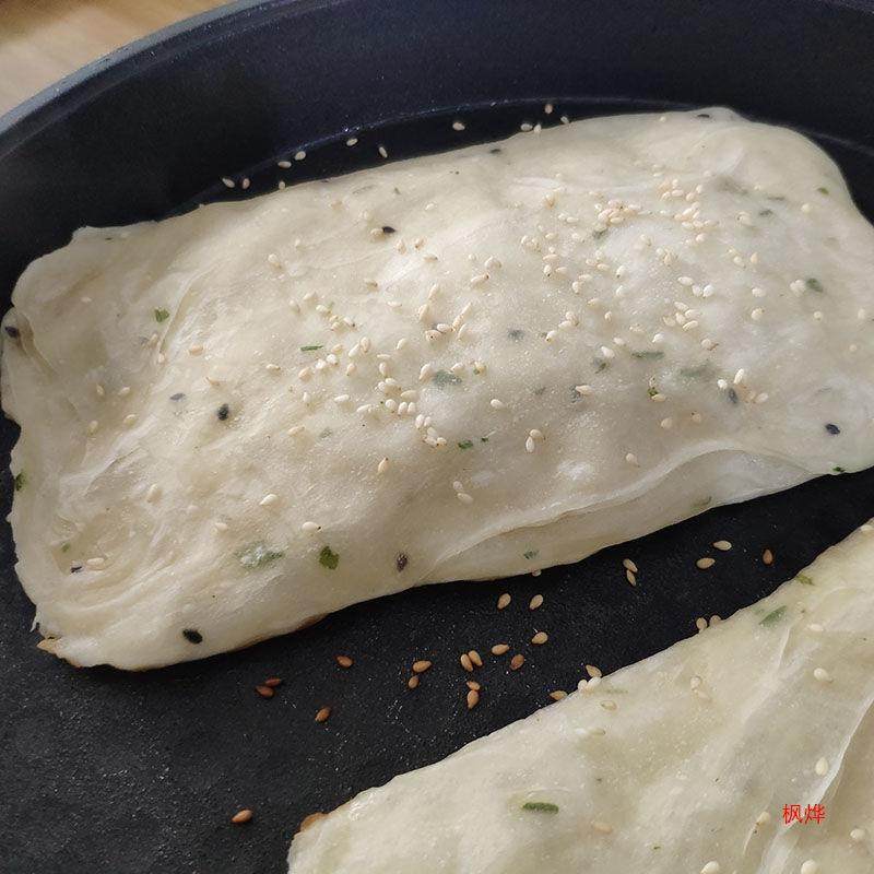 Huaian Beef Soup Oil Cake Semi-Finished Pancake Breakfast Pancake Instant Hand Pancake Scallion Pancake Student Breakfast