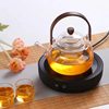 Cross-Border Herbal Tea Kettle, Glass Health Pot, Bamboo Handle Kettle, Glass Teapot, Electric Ceramic Stove, Tea Kettle