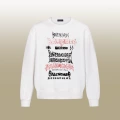 B1095 round neck white