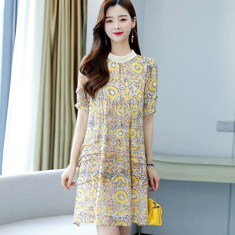 (Mới) Mã T0499 Giá 1270K: Váy Đầm Liền Thân Nữ Hatdc Big Size Ngoại Cỡ Hàng Mùa Hè Phong Cách Hàn Quốc Họa Tiết Hoa Thời Trang Nữ Chất Liệu G04 Sản Phẩm Mới, (Miễn Phí Vận Chuyển Toàn Quốc).