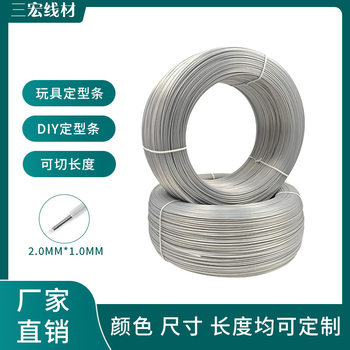 Wholesale Transparent Coated Iron Wire Ties, Strong Rust-Proof and Anti-Corrosion DIY Handmade Toys Fixed Support Strip Material