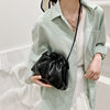 Underarm Cloud Bag Women's Bag Diagonal Small Bag Women's 2024 Spring and Summer Crossbody Fashion One Shoulder Soft Leather Pleated Dumpling Bag