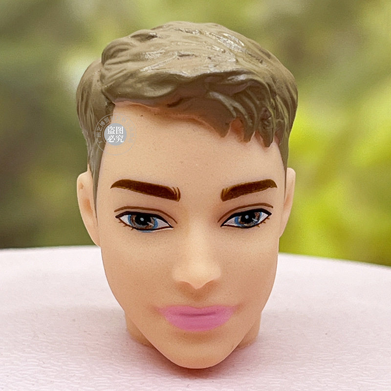 茶髪の男性の頭の絵