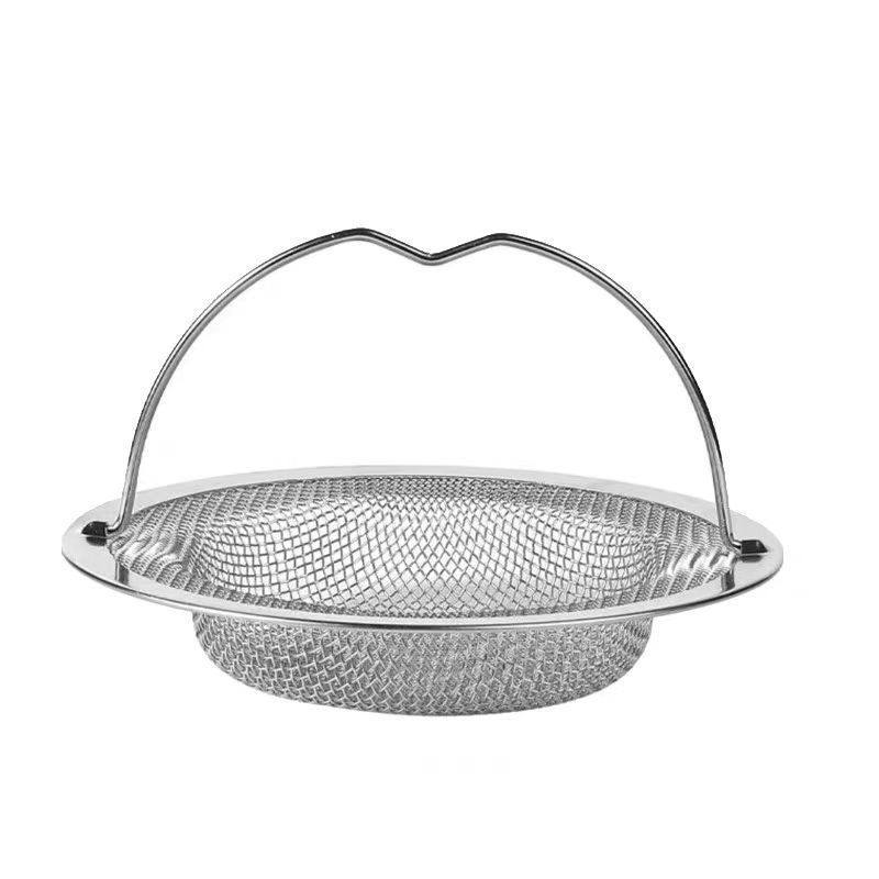 Universal Kitchen Sink Stainless Steel Filter Mesh Vegetable Basin Sewer Garbage Filter Mesh Kitchen Residue Sink Mesh