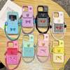 Tecno Girl Cute Cartoon DIY Jewelry Wallet Mobile Phone Cover Card Removable Small Handbag with Wrist Strap Phone Case